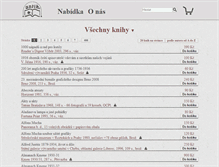 Tablet Screenshot of antikvariat.najihu.cz